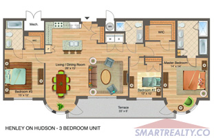 Henley on the Hudson Floor plan